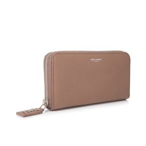 Saint Laurent Classic Paris Zip Around Wallet